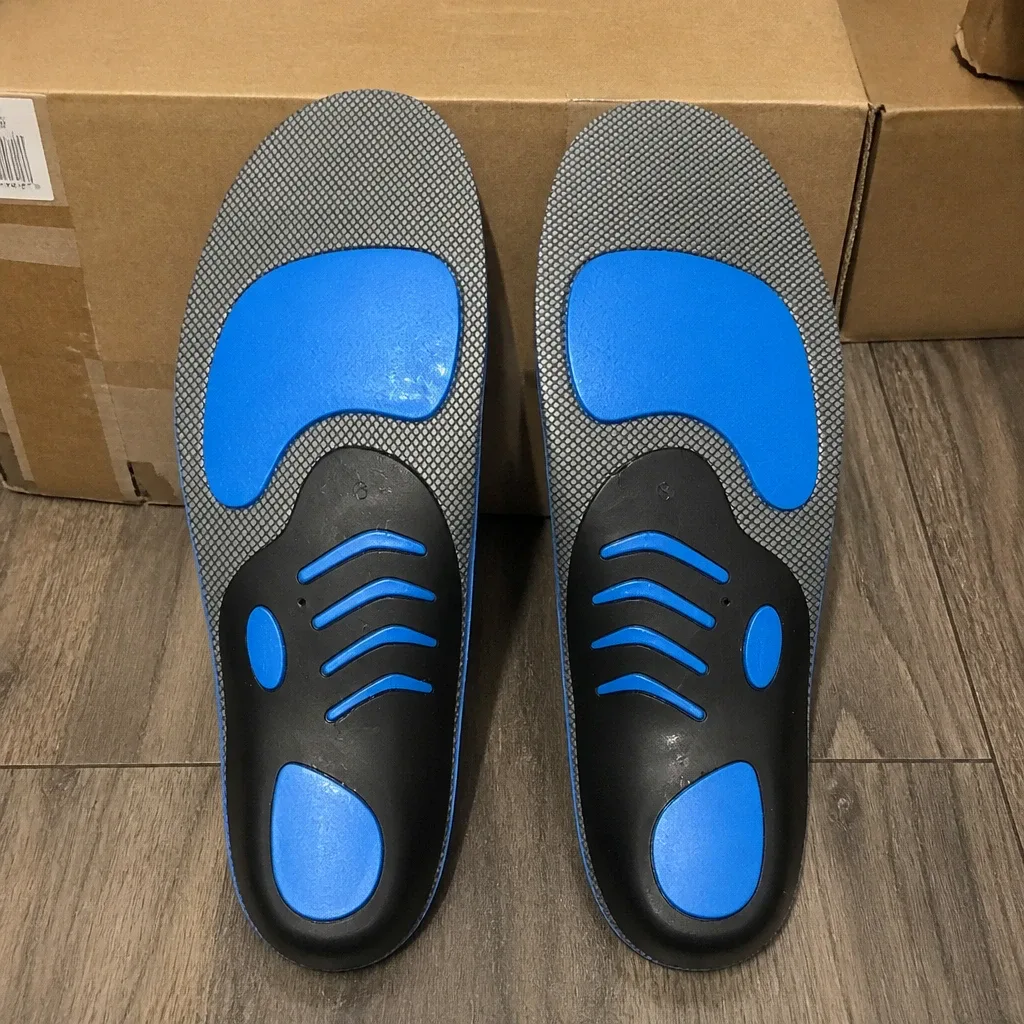 Boot Doc Comfort Insoles fresh out of the box on the test floor