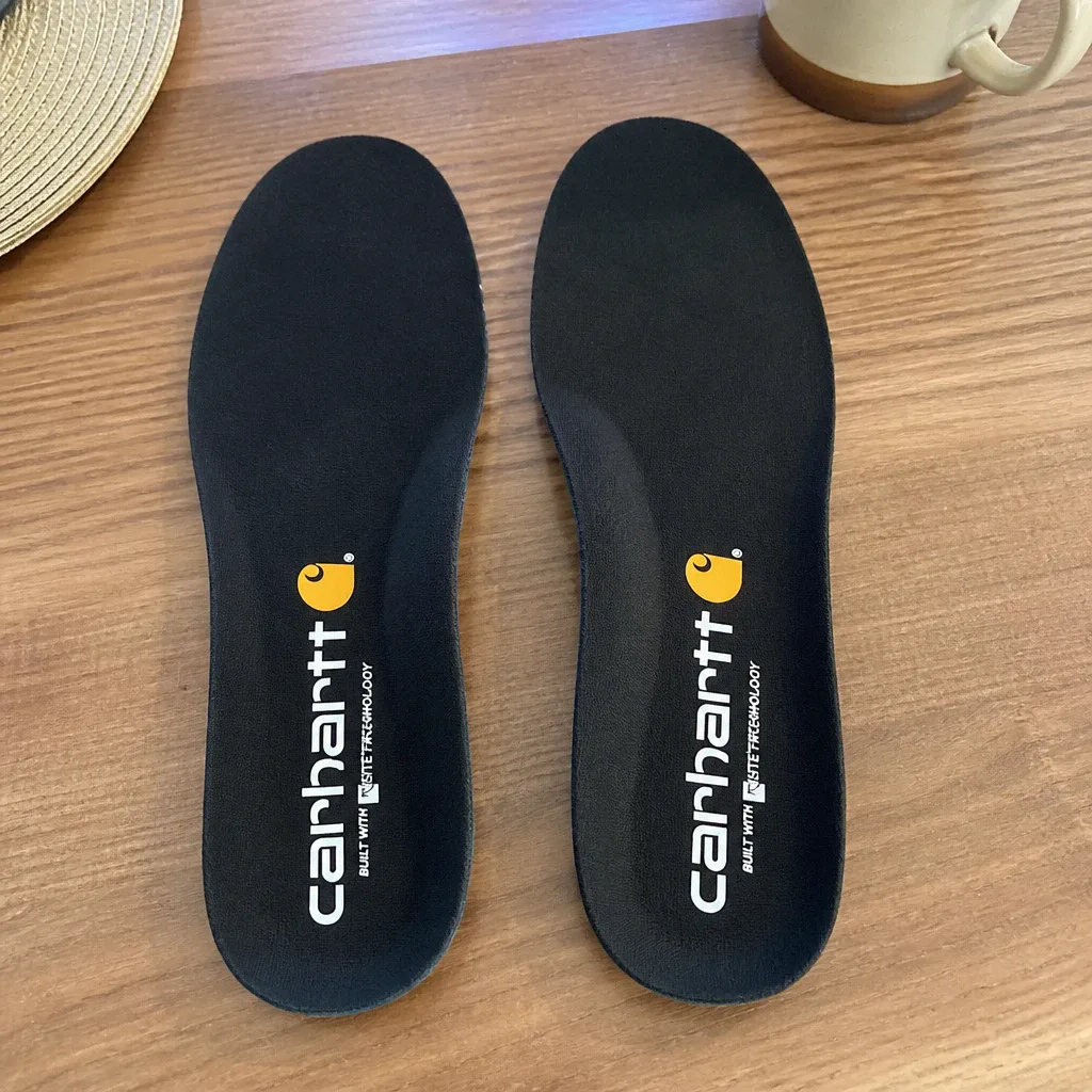 Carhartt Insite Insoles CMI9000 unboxed on a kitchen table