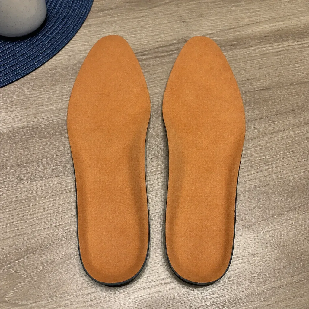 Chisos Comfort Insole unboxed on a kitchen table