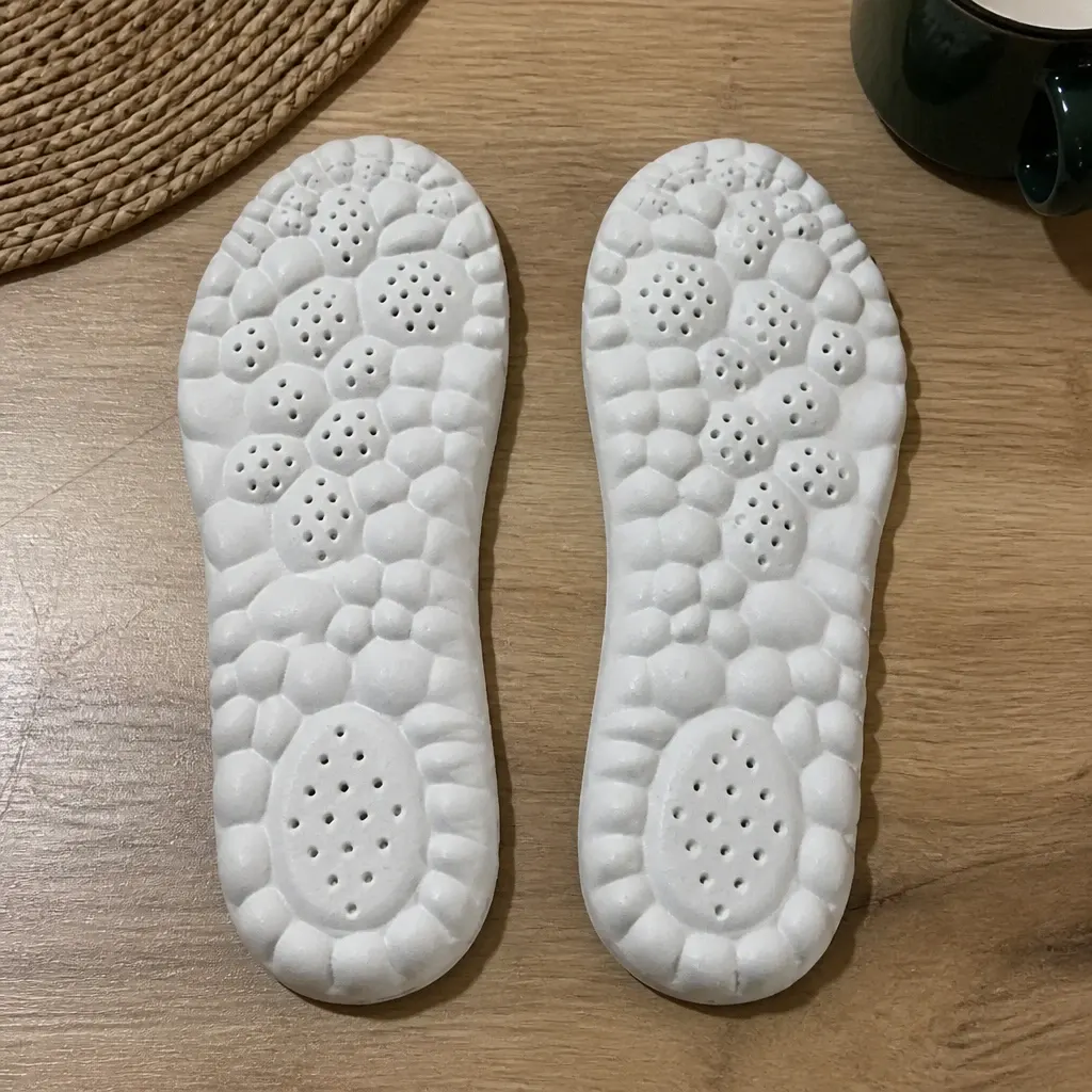 CloudSole Insoles on a kitchen table after extended wear
