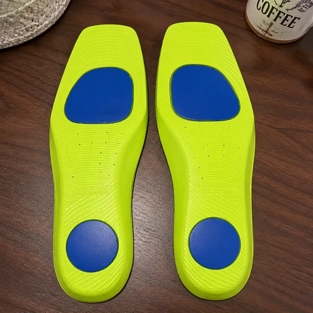 Cody James Xero Gravity Comfort Insoles side by side on a kitchen table