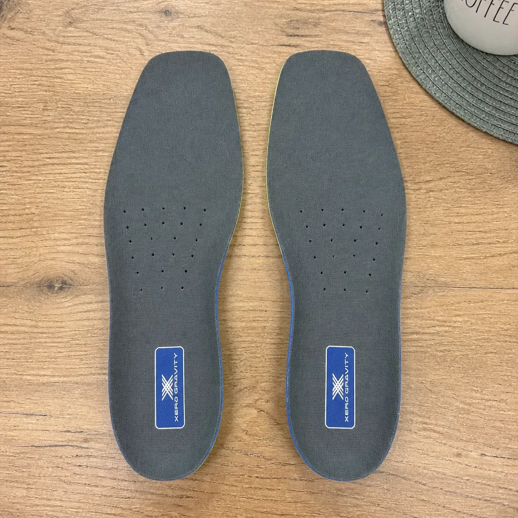 Cody James Xero Gravity Comfort Insoles laid out on a kitchen table