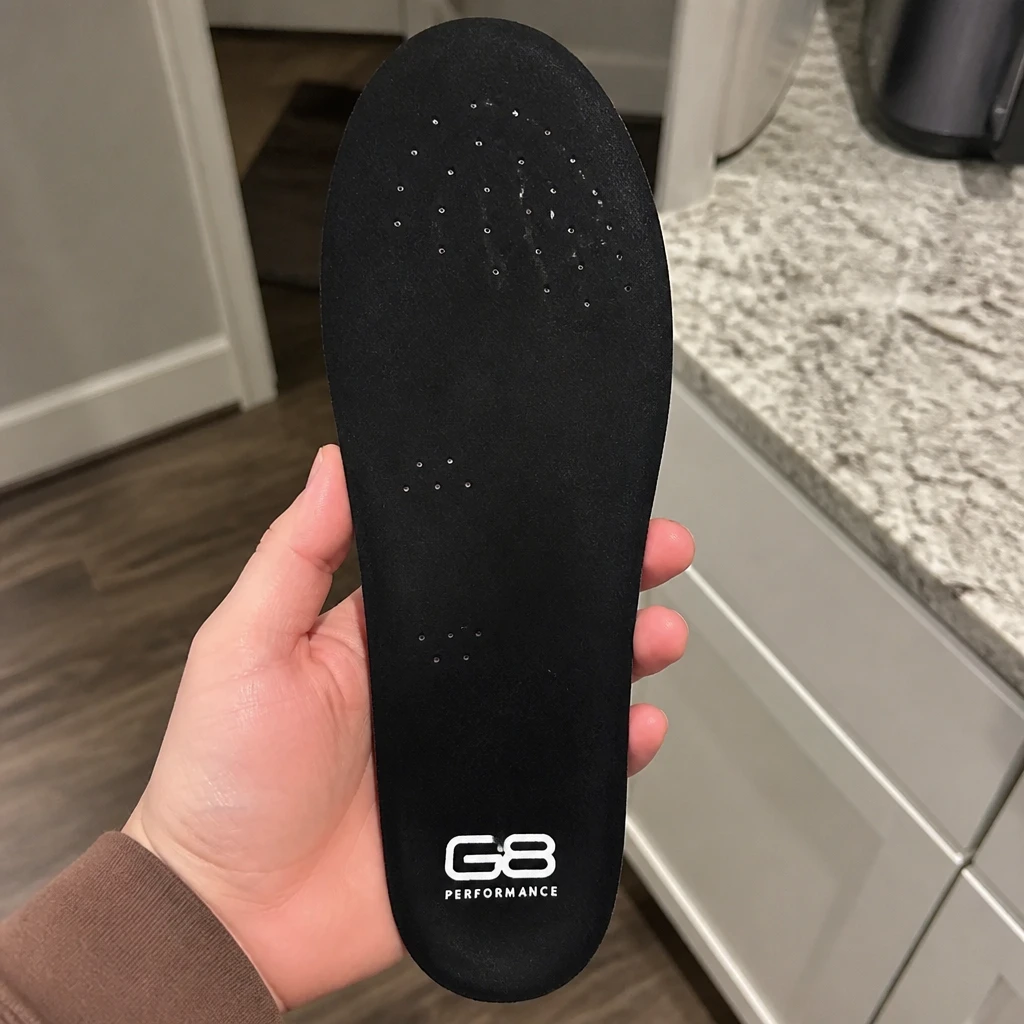 G8 Performance Pro Series 2620 insole held in hand