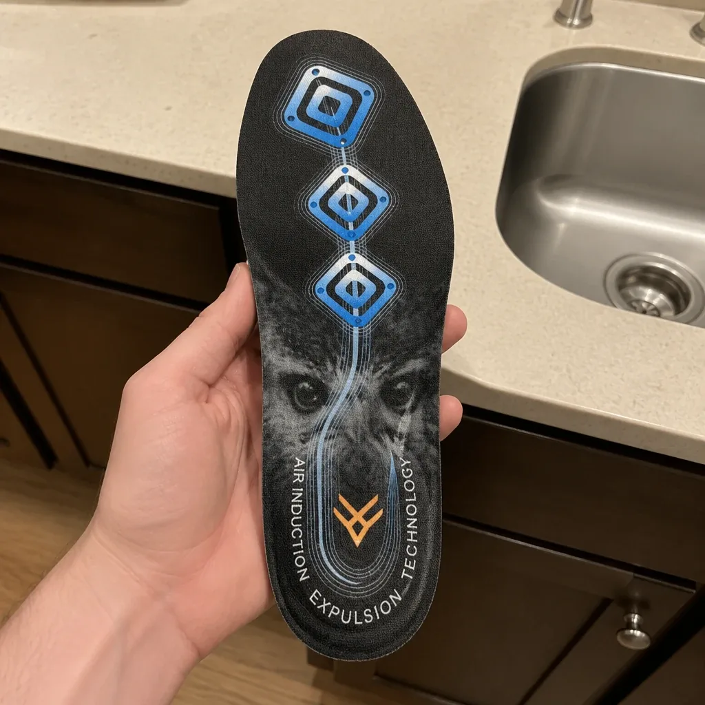 HAWX Ground Support insole held in hand