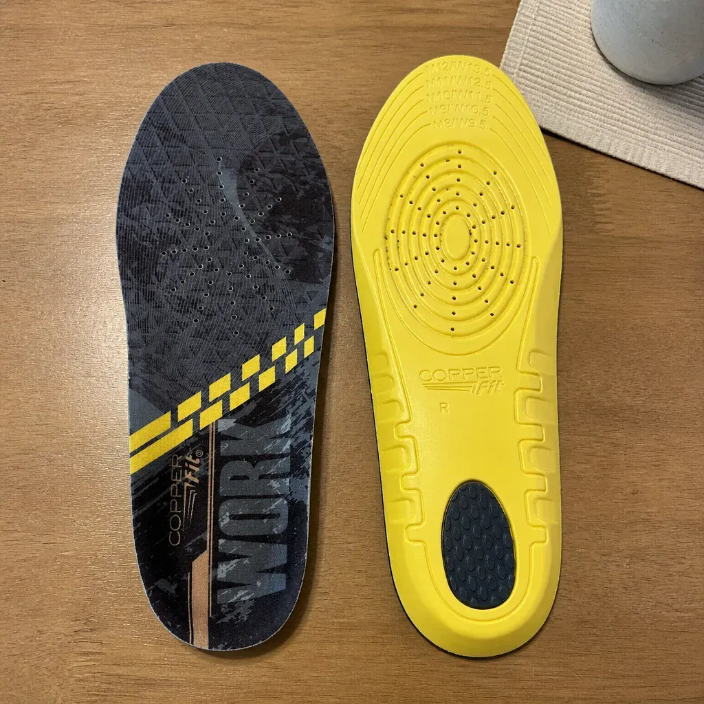 Copper Fit Unisex Work Gear Comfort Insoles