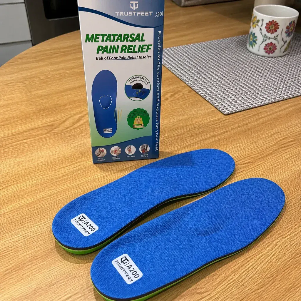 Trustfeet Heavy Duty Support Metatarsal Pain Relief Insoles