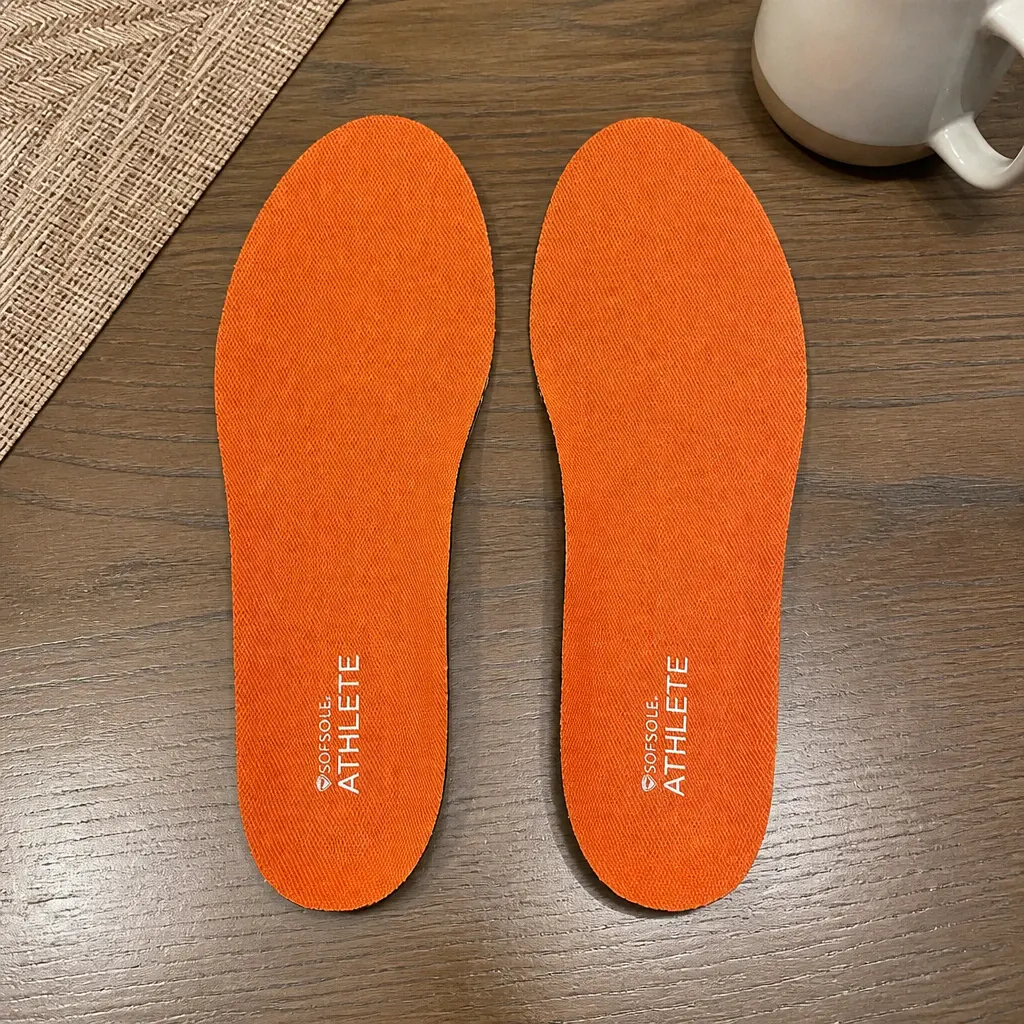 Sof Sole Insoles Men’s ATHLETE Performance Full-Length Gel Shoe Insert