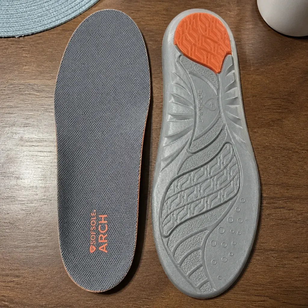 Sof Sole Insoles Men’s High Arch Performance Full-Length Foam Shoe Insert
