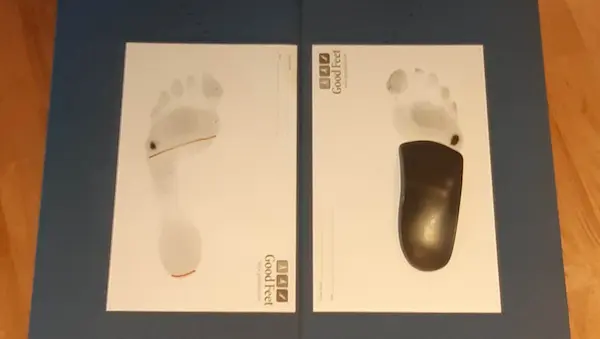 photo of the good feet store fitting and footprint