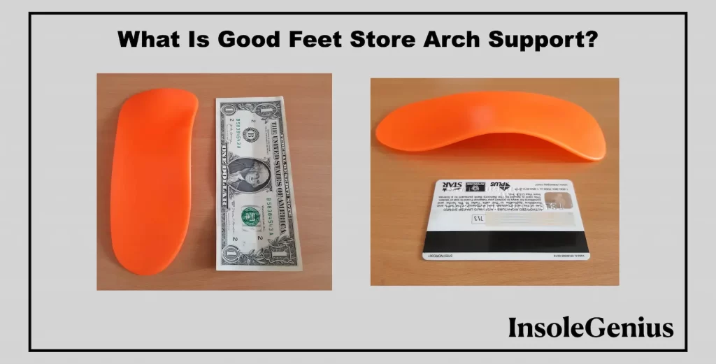 what is length and width of the good feet store arch support
