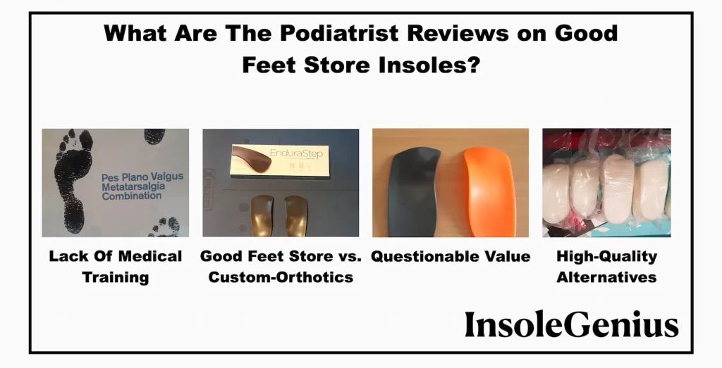 what are the podiatrist reviews on good feet store arch supports