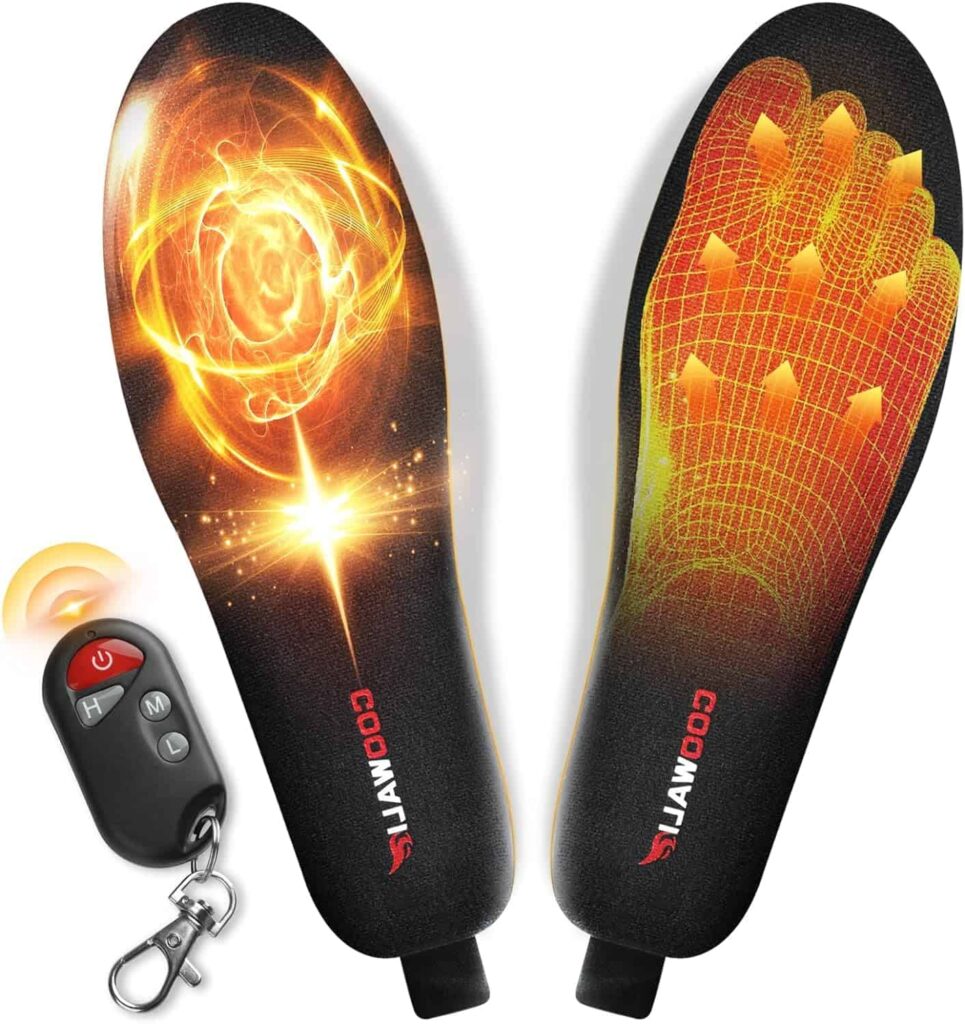 Top-rated heated insoles for cold feet