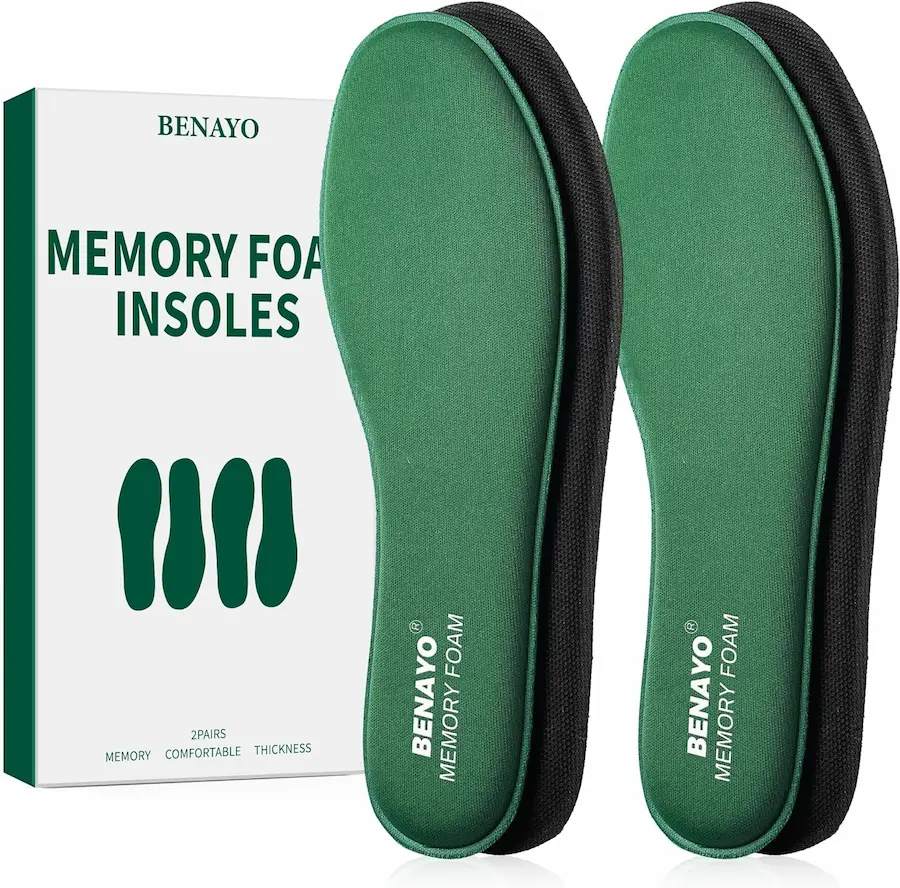 best memory foam insoles for foot health