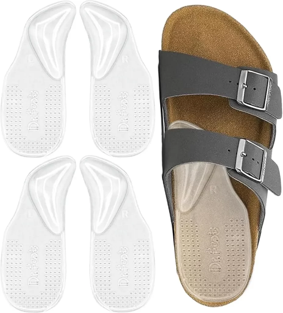 best arch supports for sandals and flat feet