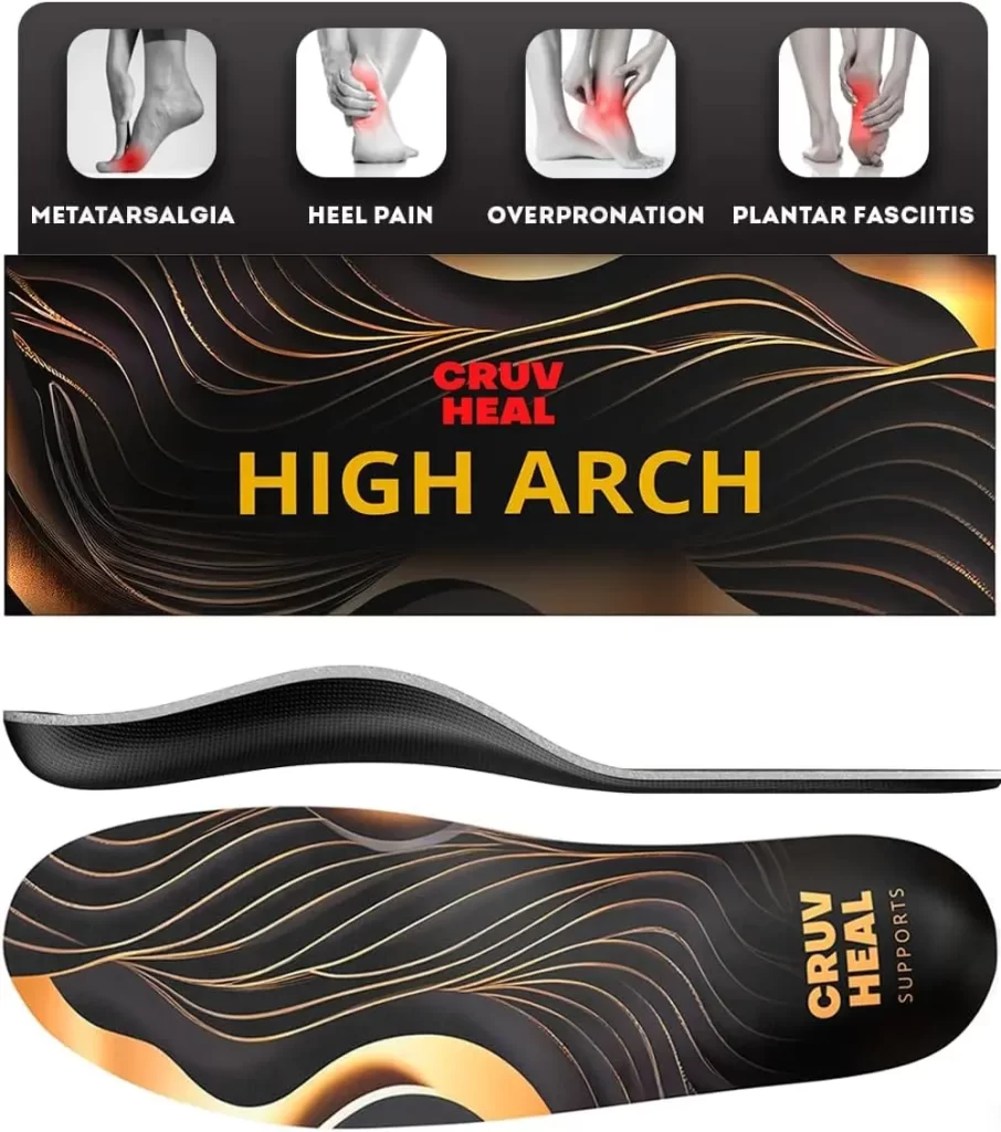 best high arch insoles for everyday use