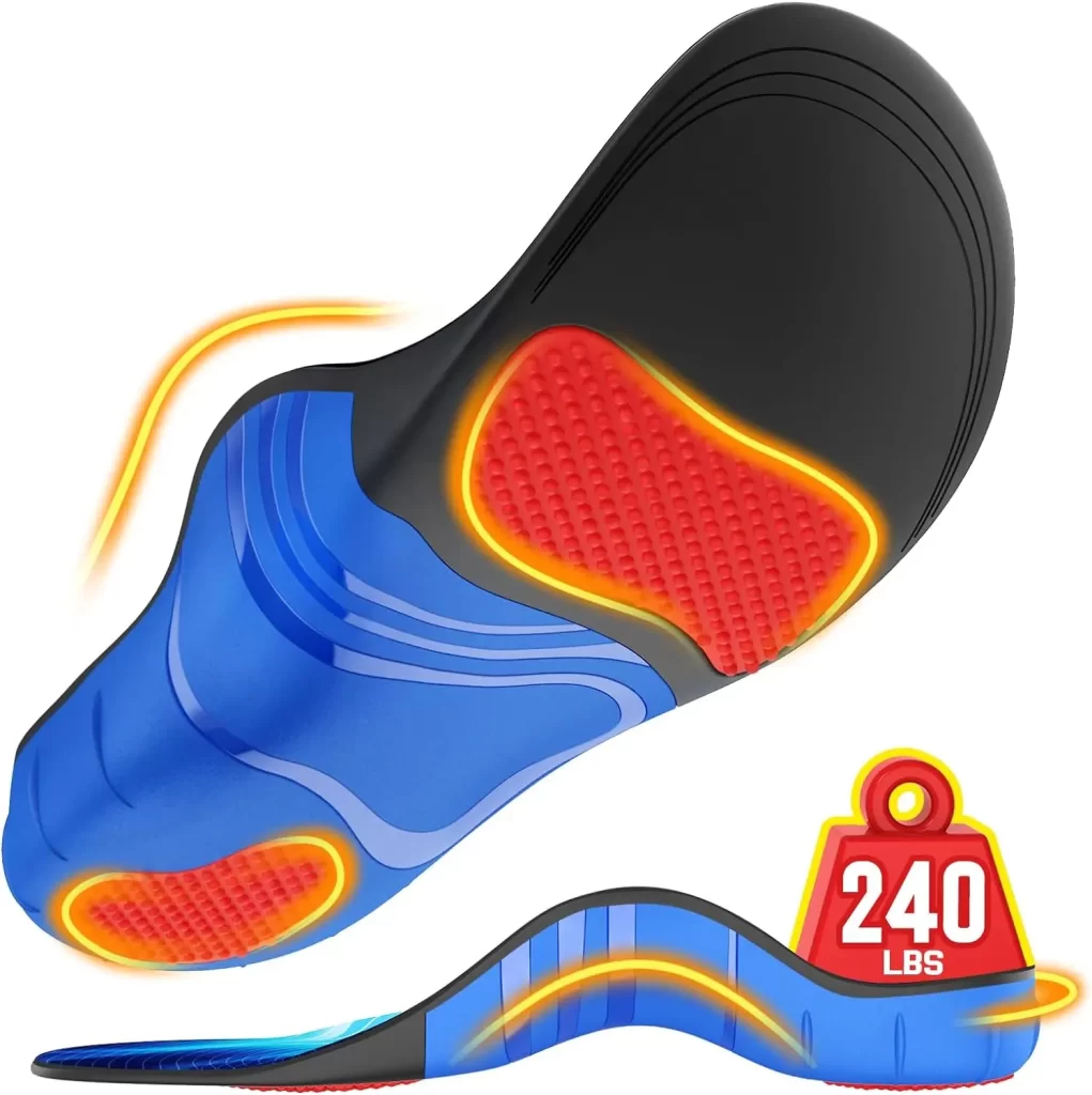 best high arch insoles for walking