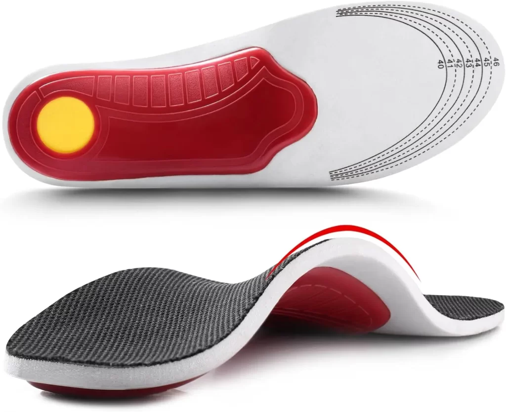 best high arch insoles for walking shoes