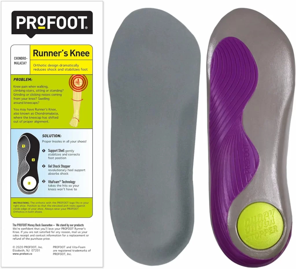 best shoe inserts for running knee pain