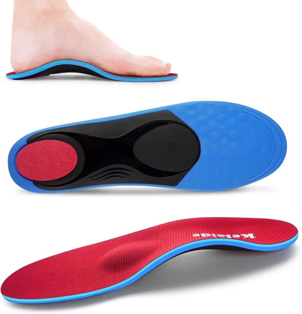 best shoe inserts for walking and arch support
